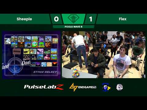 Sheeple (Marth) vs. Flex (Falcon) | SSBM Pools | EC5