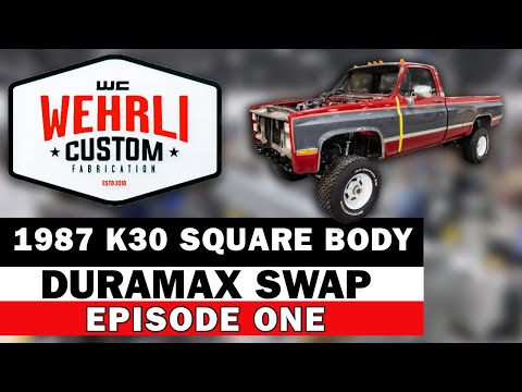 WCFAB 1987 K30 Squarebody Duramax Swap
