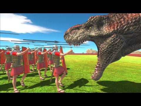 Roman army against all units - Animal Revolt Battle Simulator