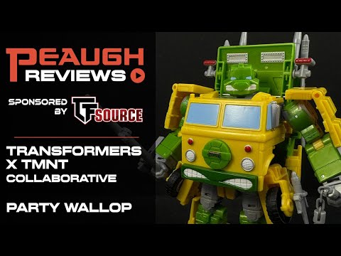 Video Review: Transformers X TMNT Collborative - PARTY WALLOP