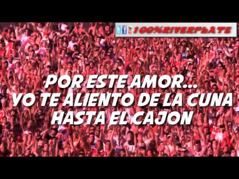 ""Y al jugador que deje la vida por esos colores" Letra #100%RiverPlate" Barra: Los Borrachos del Tablón • Club: River Plate