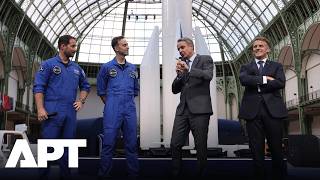 Greek And Czech Astronauts Join French-Led ISS Mission As Macron Pushe