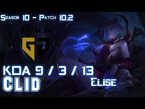 Gen Clid ELISE vs TALIYAH Jungle - Patch 10.2 KR Ranked