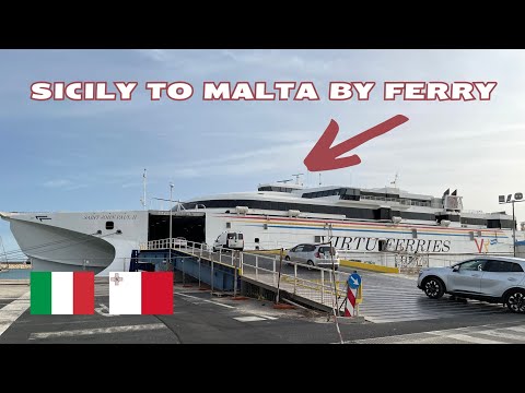 Pozzallo to Valletta Ferry Ride with Virtu Ferries