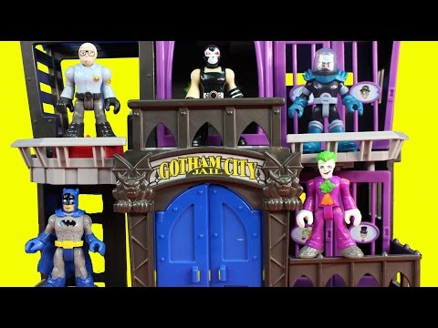 Imaginext Jailbreak From Gotham City Jail With Batman Joker Bane And Lex Luthor