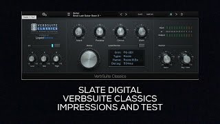 Video thumbnail for Slate Digital Verbsuite First impressions & Audio Demo's by Warrior Sound - Unders