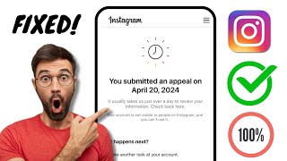 Fix You submitted an appeal Instagram problem Solve | You Submitted An Appeal Instagram