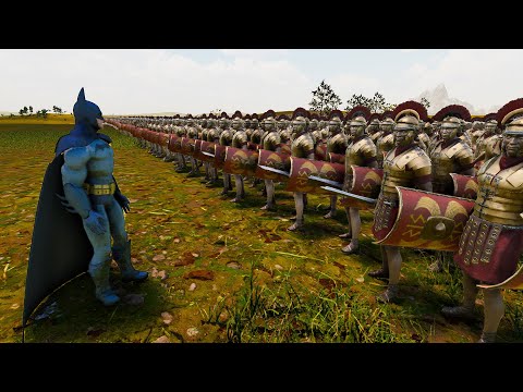1X BATMAN VS 1.000.000X ROMAN SOLDIERS ARMY - Ultimate Epic Battle Simulator 2