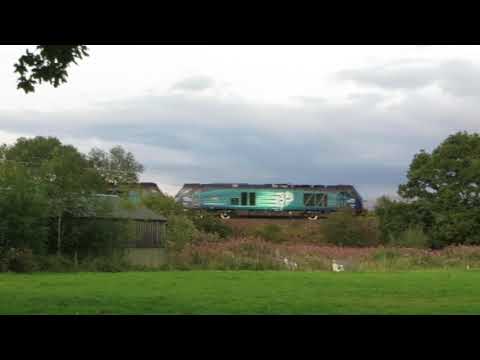 THRASH!!! 4x Class 68s - 6K73 Flasks, Balshaw Lane 24/08/17.