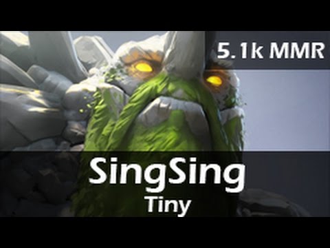 25: DOTA 2: SingSing as Tiny Mid, 5.1k MMR Ranked Gameplay
