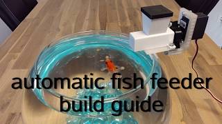 automatic fish feeder (3D-printed)