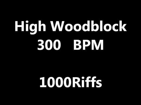 High Woodblock Metronome : 300 BPM - Beats Per Minute