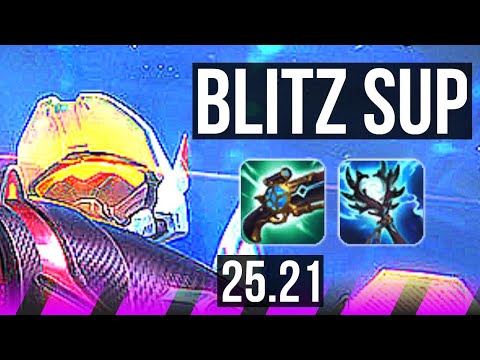 BLITZCRANK & Kai'Sa vs PYKE & Ziggs (SUP) | KR Challenger | 25.21