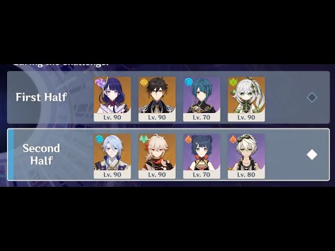 Genshin Impact Spiral Abyss 3.4-3.5 Raiden Hyperbloom Boba National