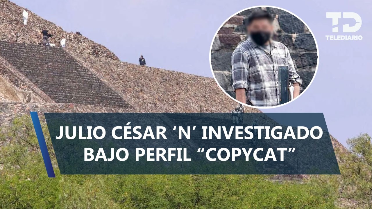 Julio César 'N', tirador de Teotihuacán, habría actuado como 'copycat'