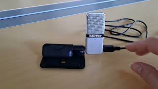 Video thumbnail for Samson Go Mic Settings - Set-up by MTU - Assistive Technology Service