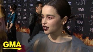 The best moments from the &#39;Game of Thrones&#39; red carpet premiere l GMA