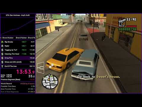 GTA: San Andreas – Any% – 43:09 (World Record)