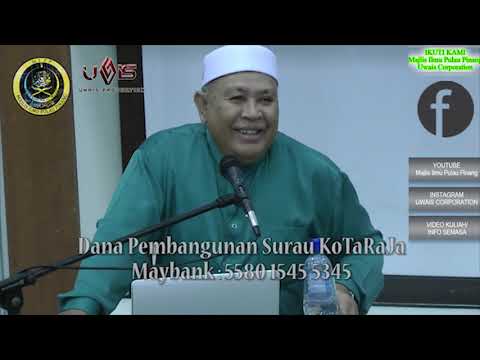 Hidup Untuk Makan ATAU Makan Untuk Hidup? | Almarhum Datuk Seri Abu Hassan Din al Hafiz
