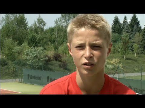 Tennis Supertalent Rudi Molleker (13 Jahre, Deutschland)