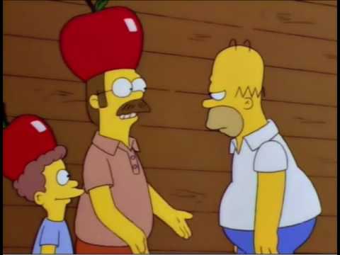 The Simpsons - Ned Flanders: Apple Cider vs. Apple Juice.