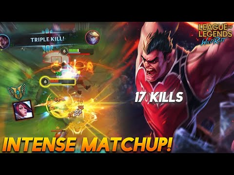 DARIUS MAIN VS AGGRESSIVE FIORA MAIN | INTENSE MATCHUP | WILDRIFT