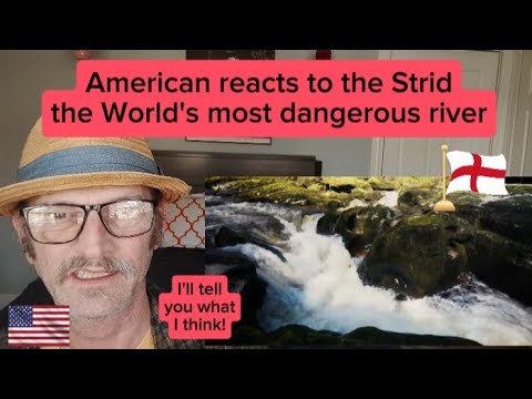 American reacts to the Strid - the World's most dangerous river!