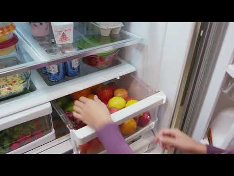 Whirlpool Stainless Steel French Door Refrigerator with Humidity Controlled Crispers