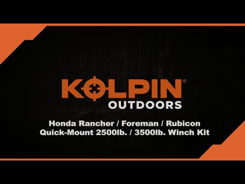 Kolpin Quick-Mount Winch Installation - Honda ATV