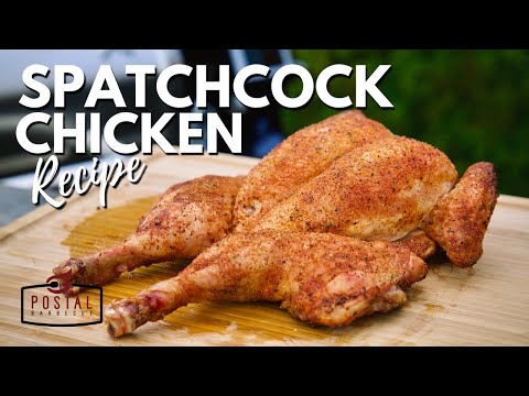 Spatchcock BBQ Chicken Recipe - How to Smoke Chicken on a Pellet Grill