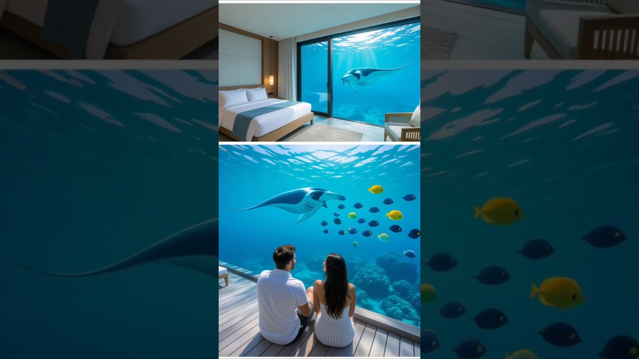 Sleeping with the Fishes: The Magical Underwater Hotel of Zanzibar | #seajewels #shorts #ytshorts
