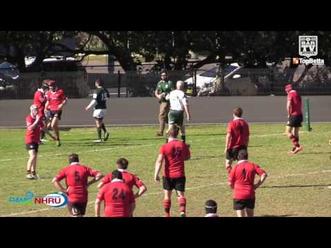 2016 NHRU Round 11 Premier 3 Highlights - Merewether Carlton v Singleton Bulls