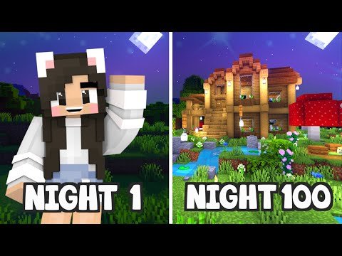 💙100 NIGHTS In a Minecraft World