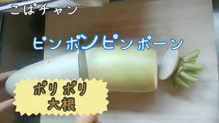 【食事】ポリポリ大根の作り方♪♪♪♪