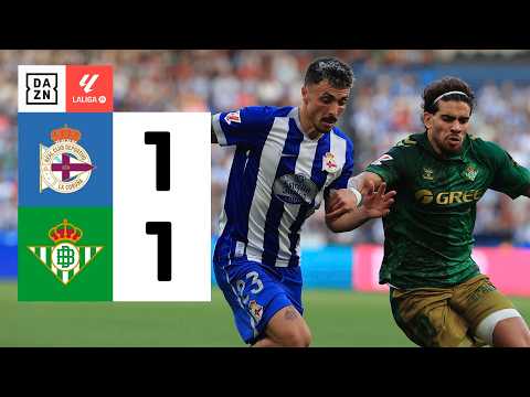 Resumen RC Deportivo vs Real Betis Jornada 7