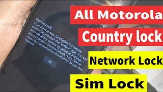 all Motorola unlock sim Lock, Network lock, Country lock, How to unlock Motorola Device