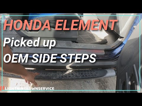 HONDA ELEMENT OEM STEP BARS - FOUND AT THE LOCAL PICK YOUR PART YARD - LKQ - PT 1