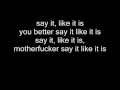 Soil - Like it is (Lyrics) 