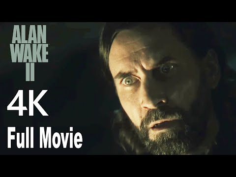 Alan Wake 2 All Cutscenes Game Movie 4K