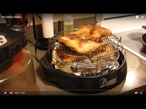 NuWave Oven Chicken Quarters!   Late night snack!