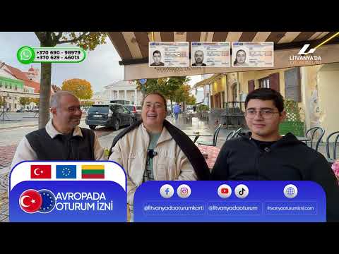 Litvanya'da 15 Yaşinda Çocuğun Oturum Kartı 14 Günde Hazır! (Aile + Çocuk)