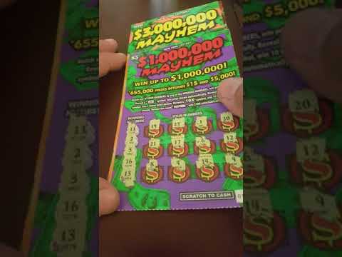 NEW YORK SCRATCH OFF TICKETS MULTIPLE WINS 7 MILLION DOLLAR .. ANOTHER MAYHEM WINNER