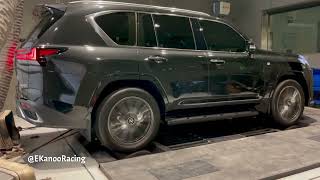 Lexus LX600 tested on a dyno