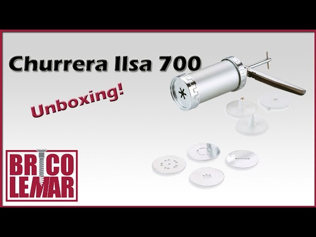 Vídeo relacionado con Ilsa Churrera metálica, Acero Inoxidable, Plateado, Altura 18 cm. Base 7 cm (700)