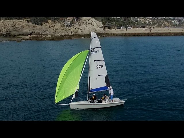 RS Venture Flying a Chute - California Inclusive Sailing