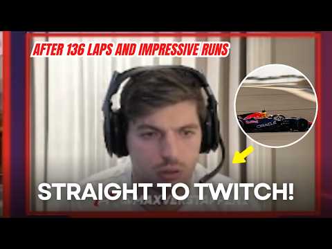 HILARIOUS Max Verstappen Goes Straight to Streaming After Completed 136 Laps at F1 Testing