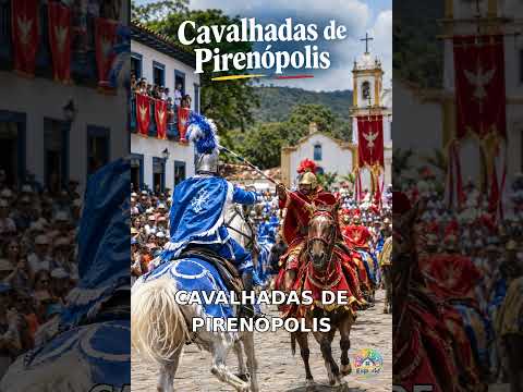 Cavalhadas de Pirenópolis: uma batalha encenada que toma as ruas de Goiás.