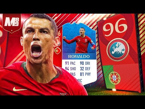 FIFA 18 WC MOTM RONALDO REVIEW | 96 WORLD CUP RONALDO PLAYER REVIEW | FIFA 18 WORLD CUP