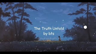 bts- the truth untold (slowed and reverb) +lyrics