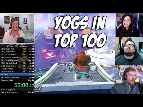 Yogs reached top 100 in Mario Kart speedrunning🏆